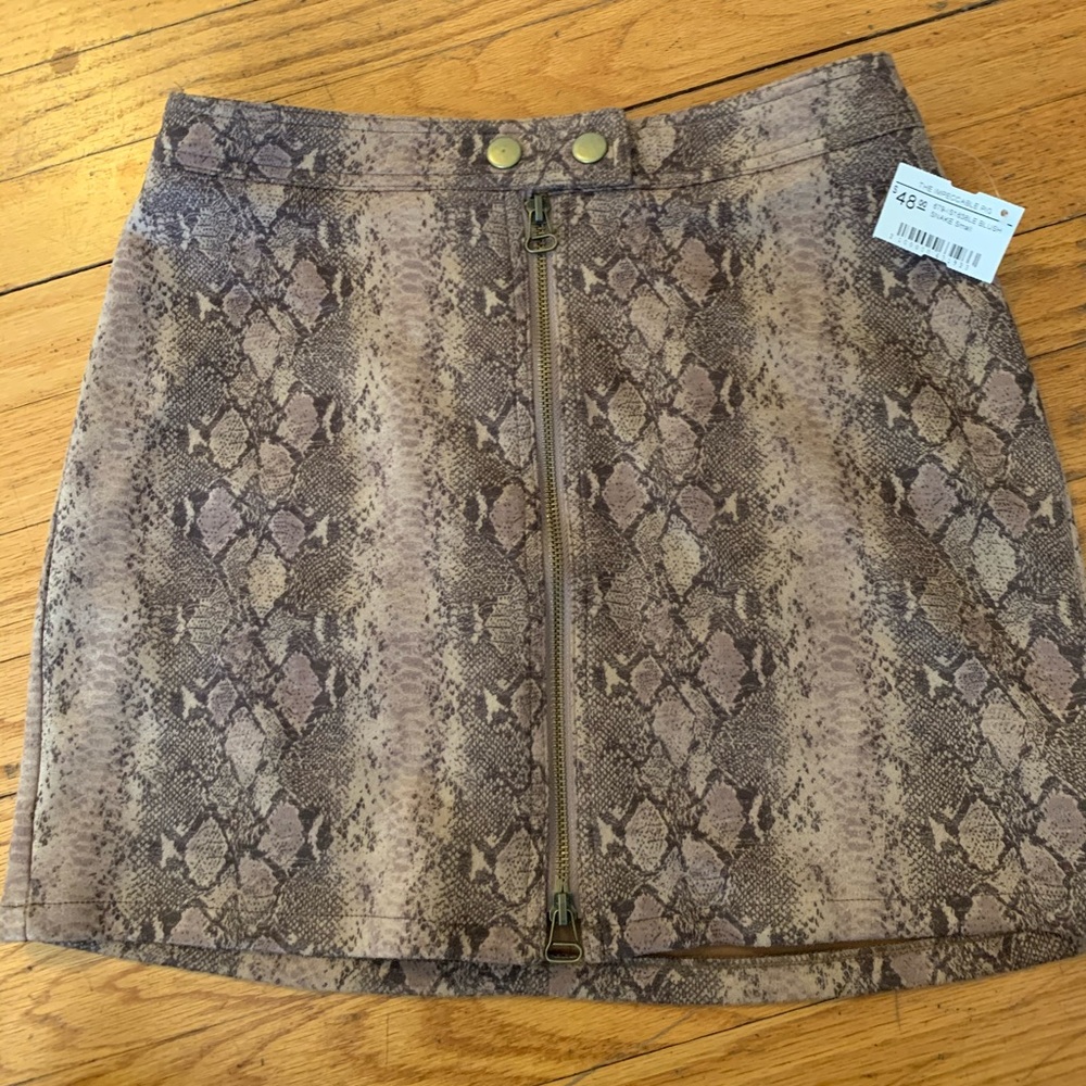 Snake skin skirt